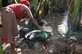 Ethiopia - Preparazione del kotcho pane tradizionale - 17
